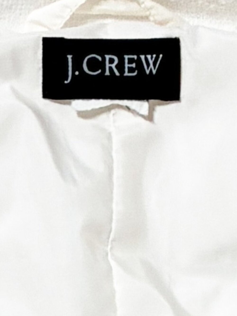 J. CREW Off-White (Vanilla) Women's Down Puffer Vest Size XS - Picture 5 of 7